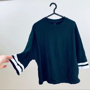 Sale item! 3/$20🕺🏻 H&M black oversized top